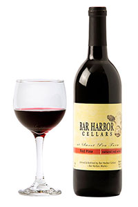 Bar Harbor Cellars red wine