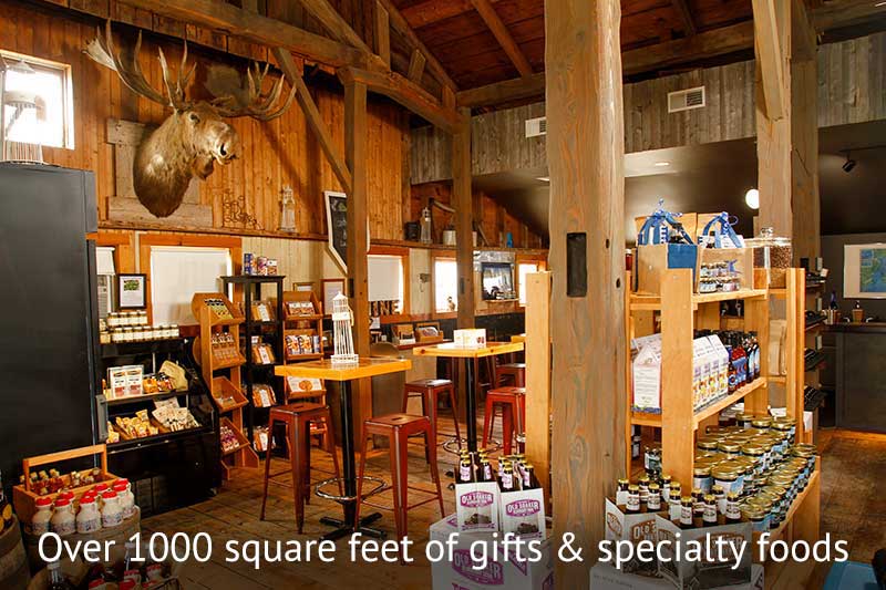 Bar Harbor Cellars gift shop section